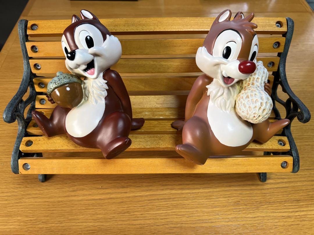 新品 チップ ＆ デール 加藤工芸 ガーデン スタチュー 置き物 希少 チップ&デール - 加藤工芸 disney・ディズニー【チップ＆デール