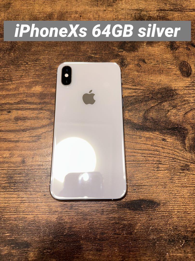 iPhoneXS 64GB シルバー Amazon.com: Apple iPhone XS [64GB, Silver] + Carrier