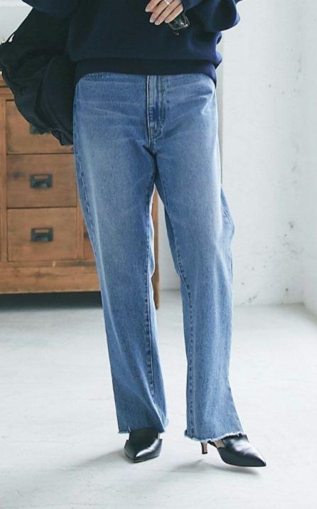 リヴドロワ　スリットデニム36 全骨格美脚見え！】slit DENIM | RIVE DROITE(リヴドロワ
