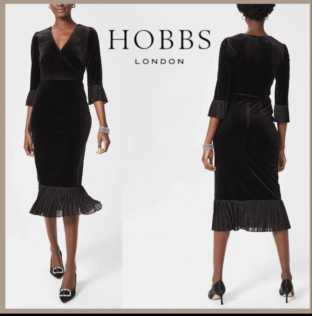 【国内発送・関税込】Hobbs London ベルベットブレザードレス 国内発送・関税込】Hobbs London プチマリエラVネックドレス