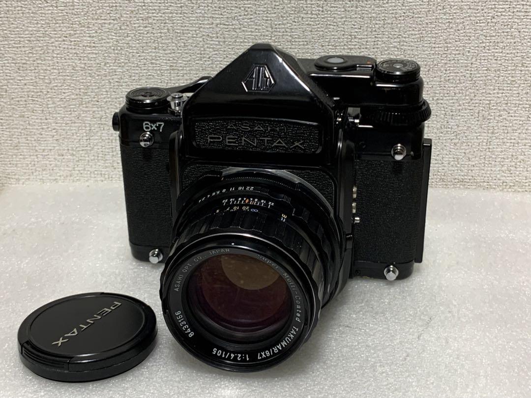 PENTAX 6x7 TAKUMAR 1:2.4 105（Objectif Pentax SMC Takumar