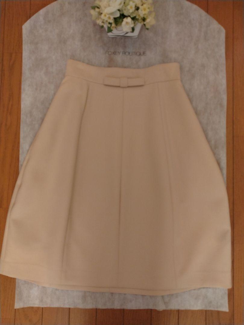 FOXY BOUTIQUE ベージュスカート40 パンプキンライン 美品