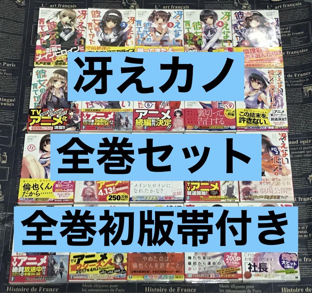 冴えない彼女の育て方　全巻初版帯付き 冴えない彼女の育てかた 全巻 セット 全巻 初版 帯付き 20冊