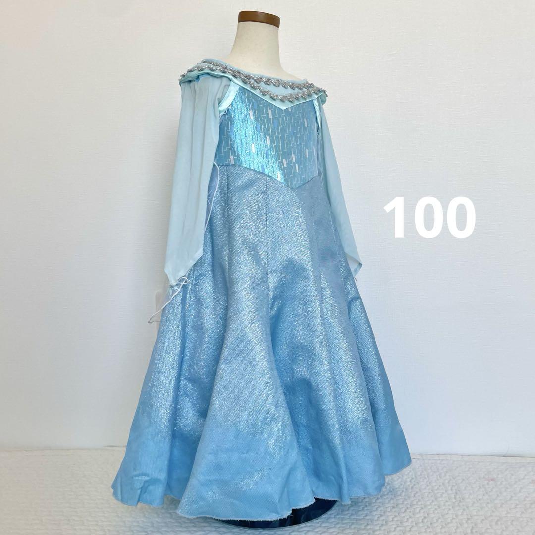 110cm エルサ 雪の女王 ビビデバビデブティック 100cm ビビディバビディブティック エルサドレス 雪山 アナと雪