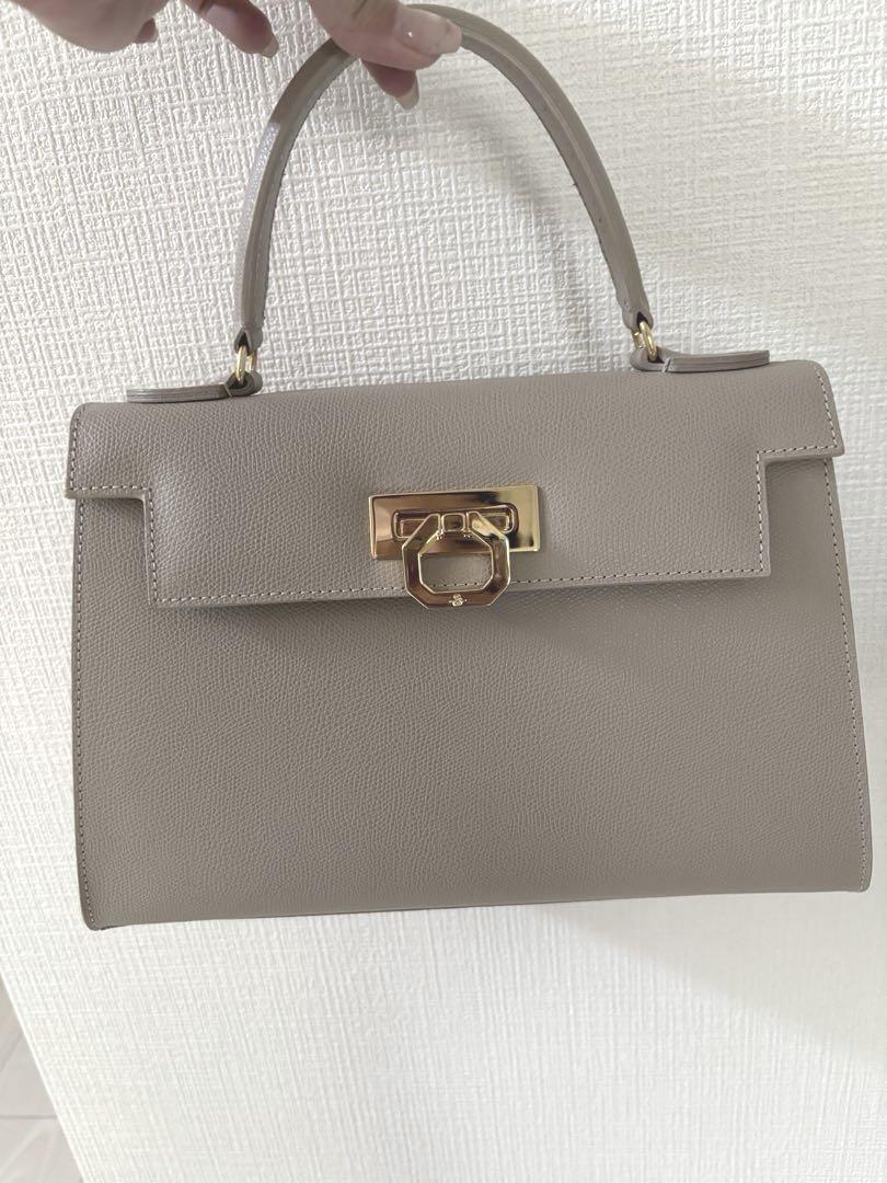 【美品】カルボッティ　carbotti エレナ　トープ カルボッティ CARBOTTI Elena 243 ハンドバッグ レディース
