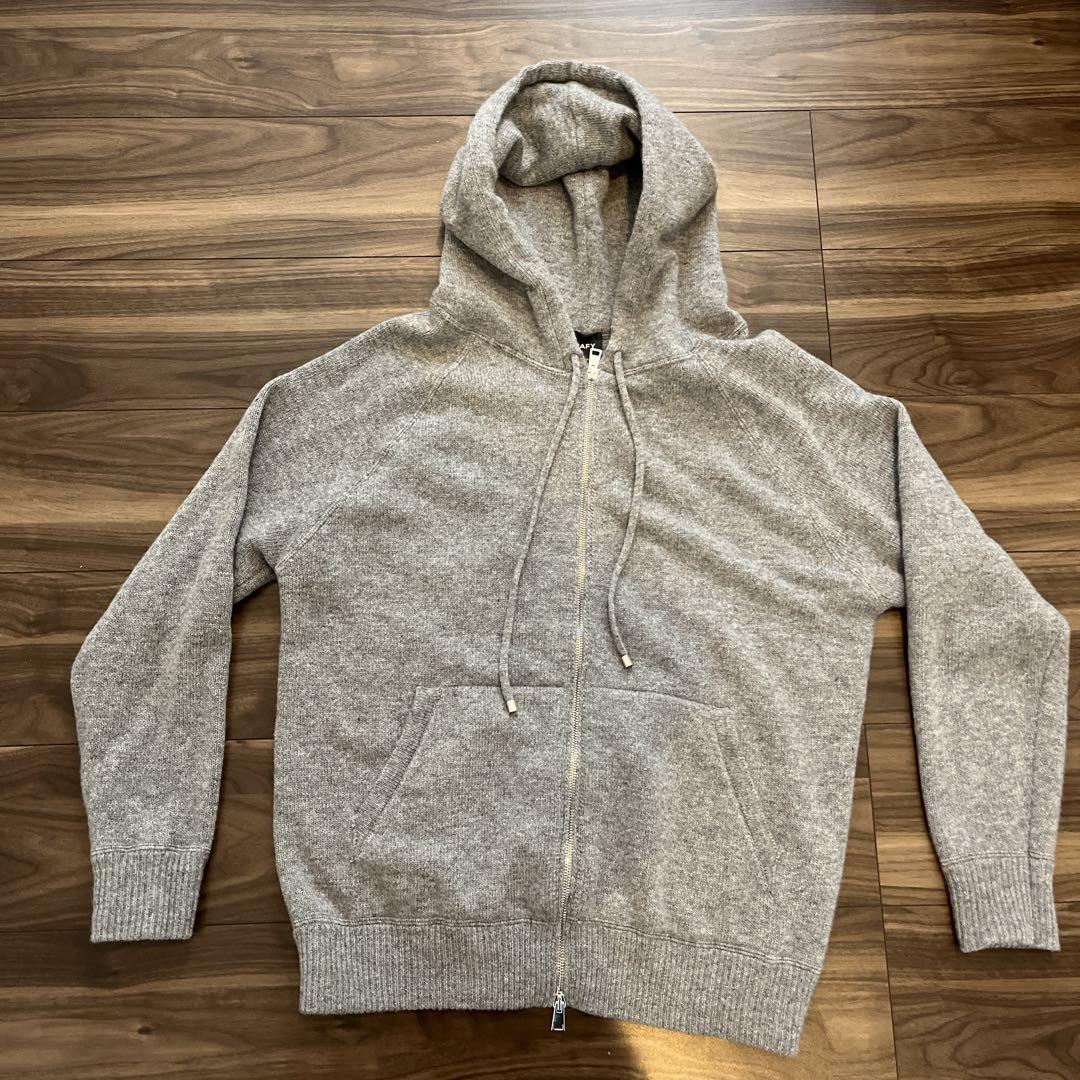 beams f 別注 BAFY / ウール ジップアップ ニットパーカ BEAMS F（ビームスF）【別注】BAFY / ウール ニットパーカ