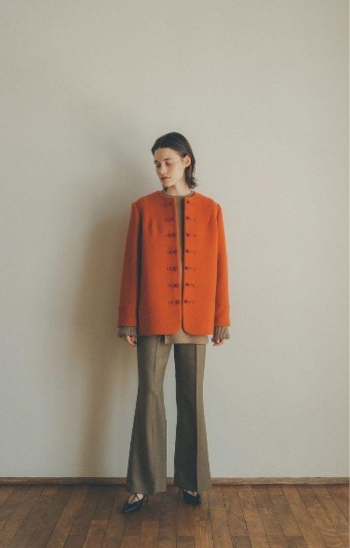 CLANE ウールジャケット コート オレンジ クラネ LOOK BOOK｜CLANE OFFICIAL ONLINE STORE