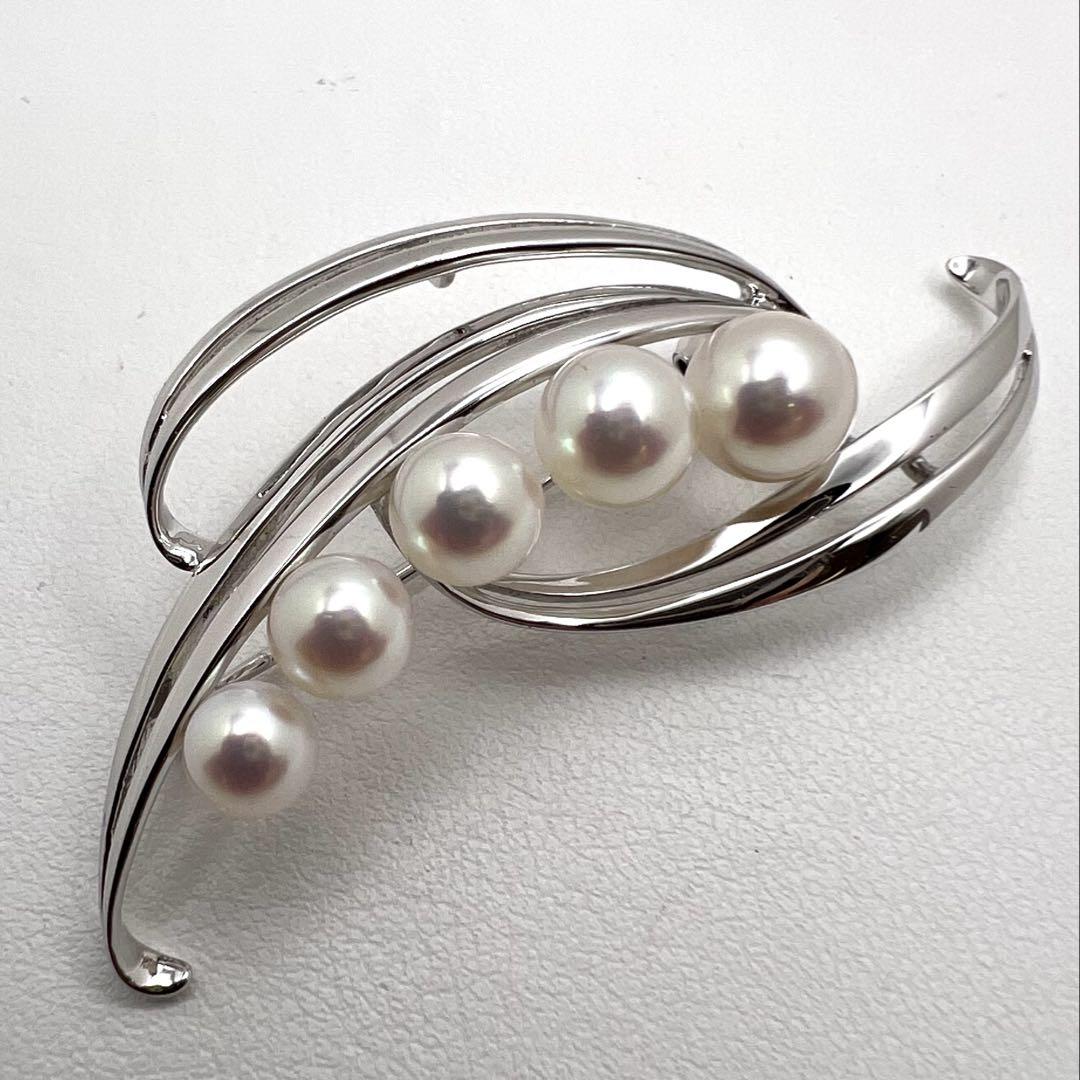 y*u様 ミキモト mikimoto アコヤ真珠 ブローチ グラデーション 5