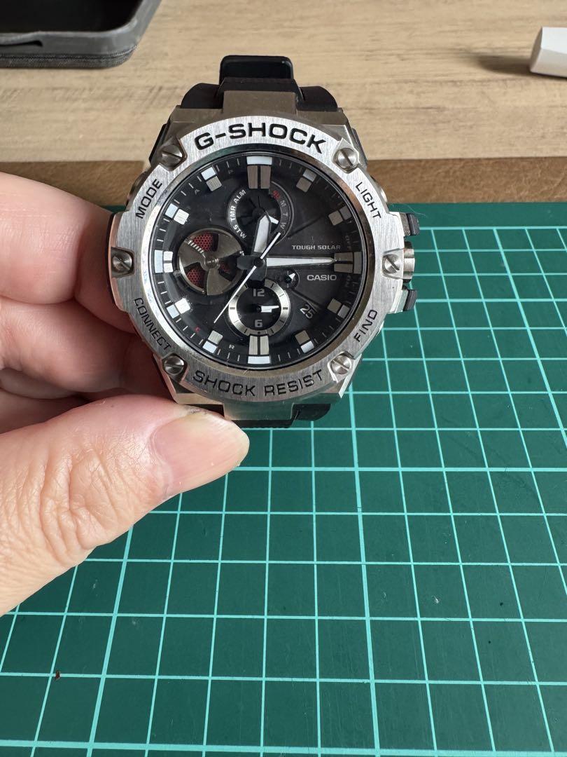 CASIO G-SHOCK GST-B100 Gスチールアナログソーラ Amazon.com: G-Shock Casio Stay Gold Series G-Steel Connected