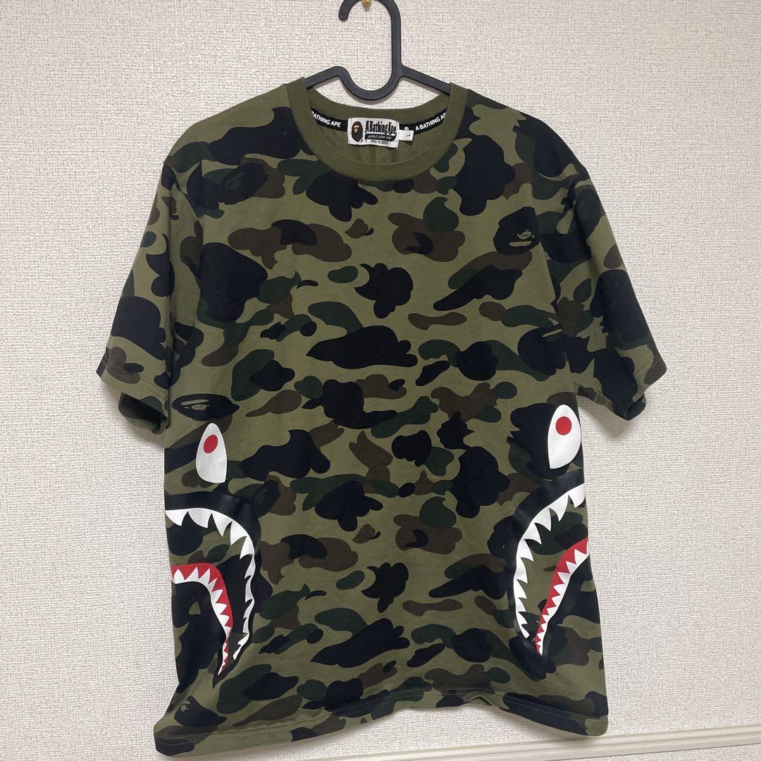 BAPE 迷彩ジャケット シャツ　wgm shark BAPE 迷彩ジャケット シャツ wgm shark メンズ