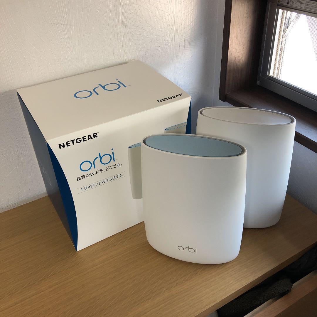 ORBI RBK50-100JPS Netgear トライバンドメッシュルーター Amazon.co.jp: NETGEAR Orbi WiFi6 メッシュWiFi AX6000 2台