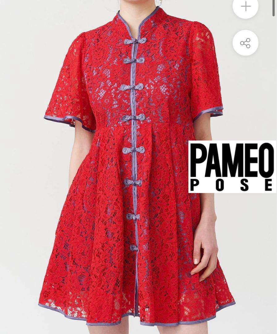 PAMEO POSE パメオポーズ　MACAU LACE MINI DRESS PAMEO POSE（パメオポーズ）の「Macau Lace Mini Dress