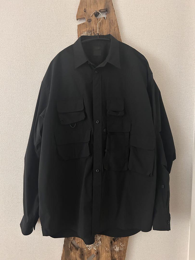 daiwa pier39 GLOBERIDE ブラック 長袖シャツ Mサイズ DAIWA PIER39 PIER 39(ダイワピア39) TECH TRAVEL SHIRT テック