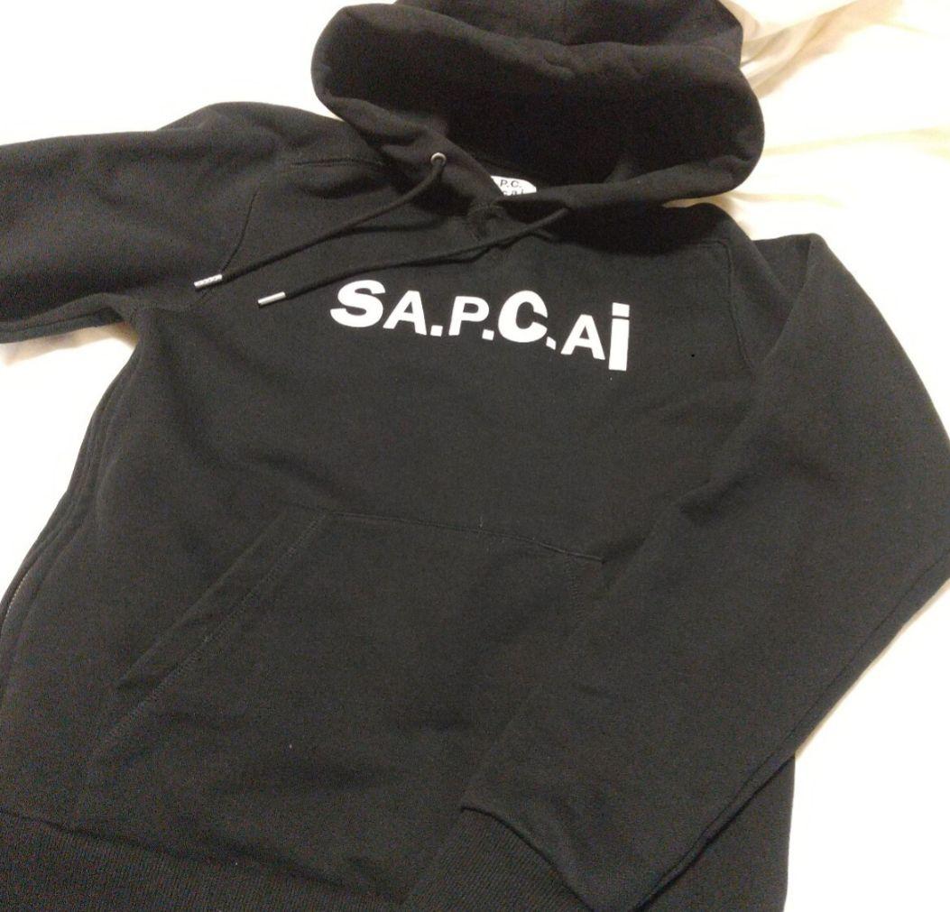 正規品 A.P.C. sacai アーペーセー サカイ コラボ パーカー XS