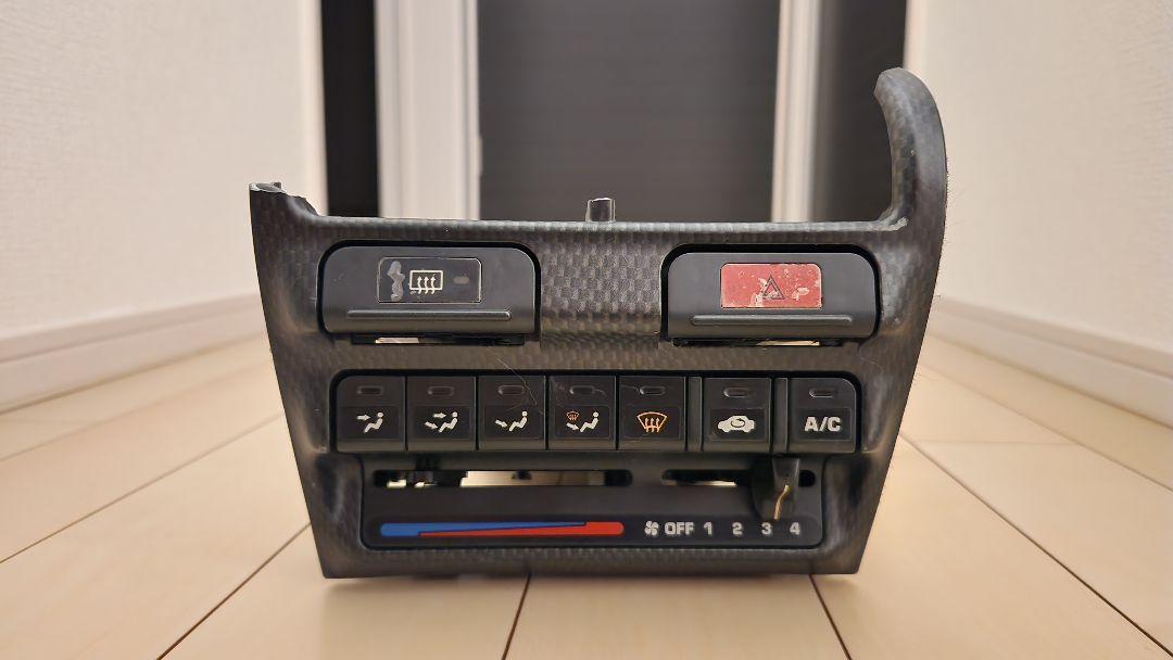 インテグラ DC2 エアコンパネル ハザードスイッチ デフォッガー