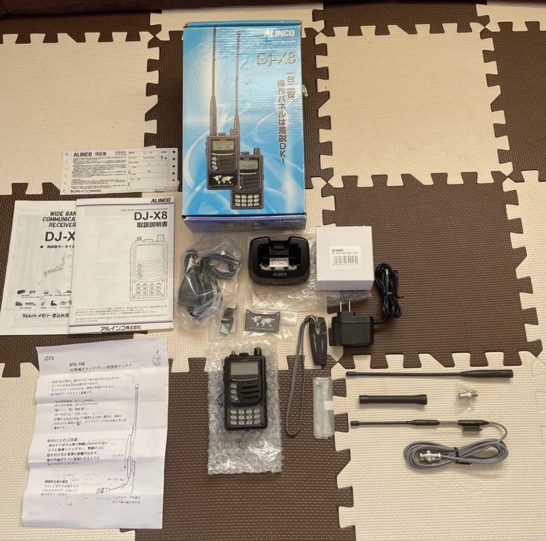 美品 ALINCO DJ-X8 ワイドバンドレシーバー （流行り の