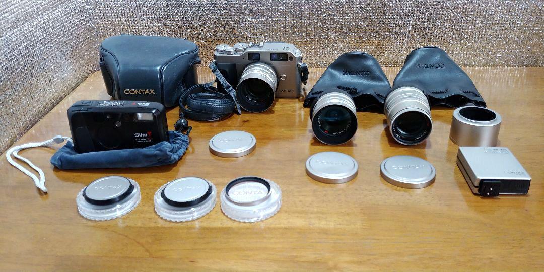 コンタックスG1+スリムT （CONTAX】G1 記念キット (レンズ3本