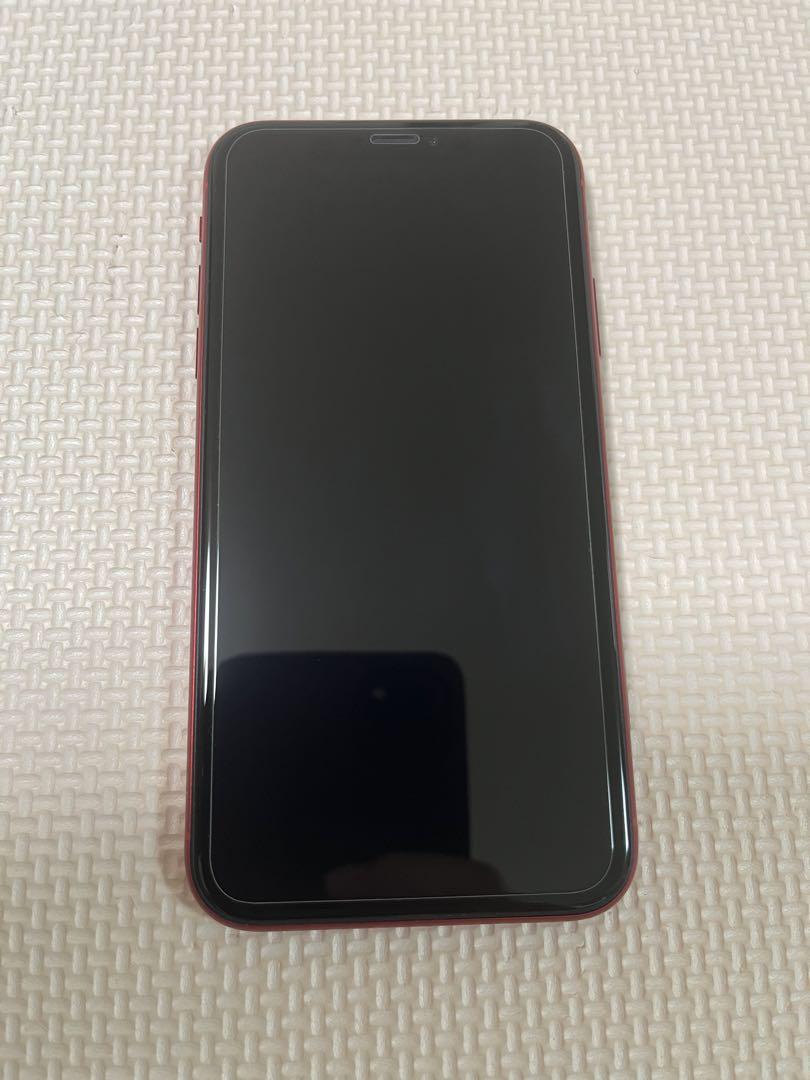 Apple - iPhone XR128G  RED  SIMロック解除 Apple AU-MXD22J--925733 【Cランク中古品】 SIMロック解除済 AU