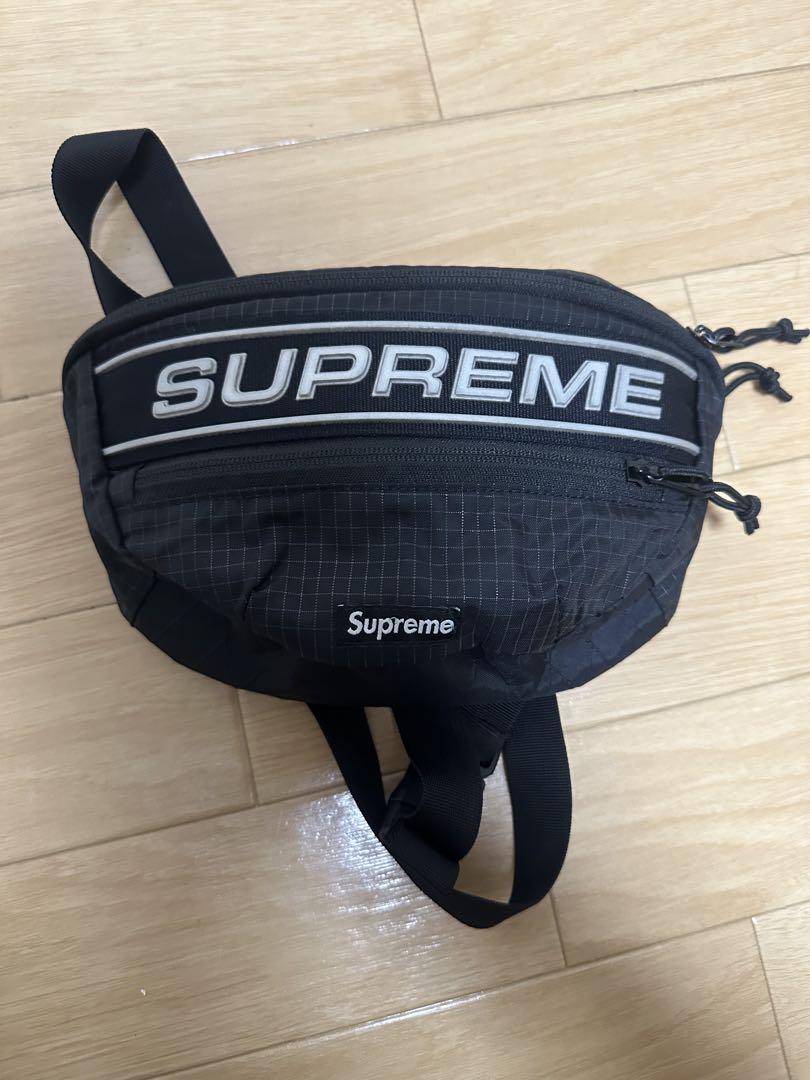 【未使用に近い★大人気モデル】シュプリーム ボディバッグ★CODURA★19AW Supreme シュプリーム 19AW Waist Bag Cordura コーデュラ ロゴ