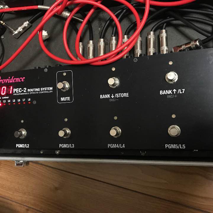 【Providence】 PEC-2 ROUTING SYSTEMスイッチャー Providence PEC-2 Programmable Effects Controller Manual