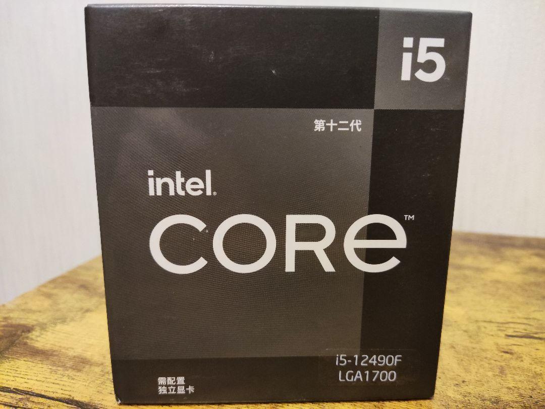 新品未開封 Intel i5-12490f CPU 12400fの強化版 intel - 新品未開封Intel i5-12490f 12400の強化版の通販 by