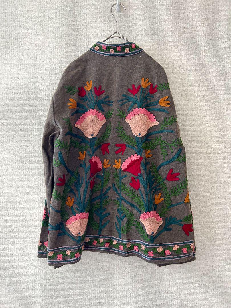 ゆうsuzani刺繍ジャケット スザニ刺繍ジャケット SUZANI - メルカリ