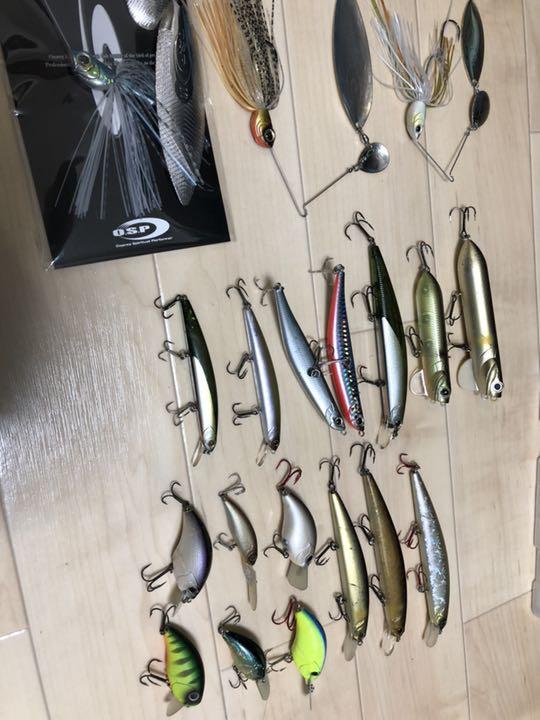 OSP ハードルアー バス釣り引退 セット（釣り引退ルアーセット74点）