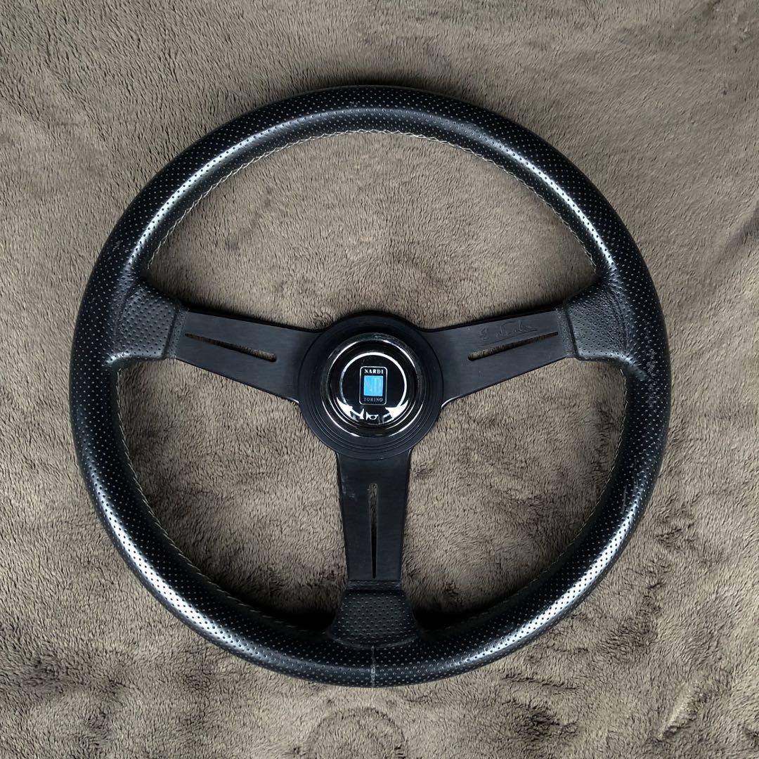 NARDI ND TORINO ステアリングホイール 約35cm NARDI 350mm 14' Leather&Carbon Fiber Deep 9cm Gaming Racing