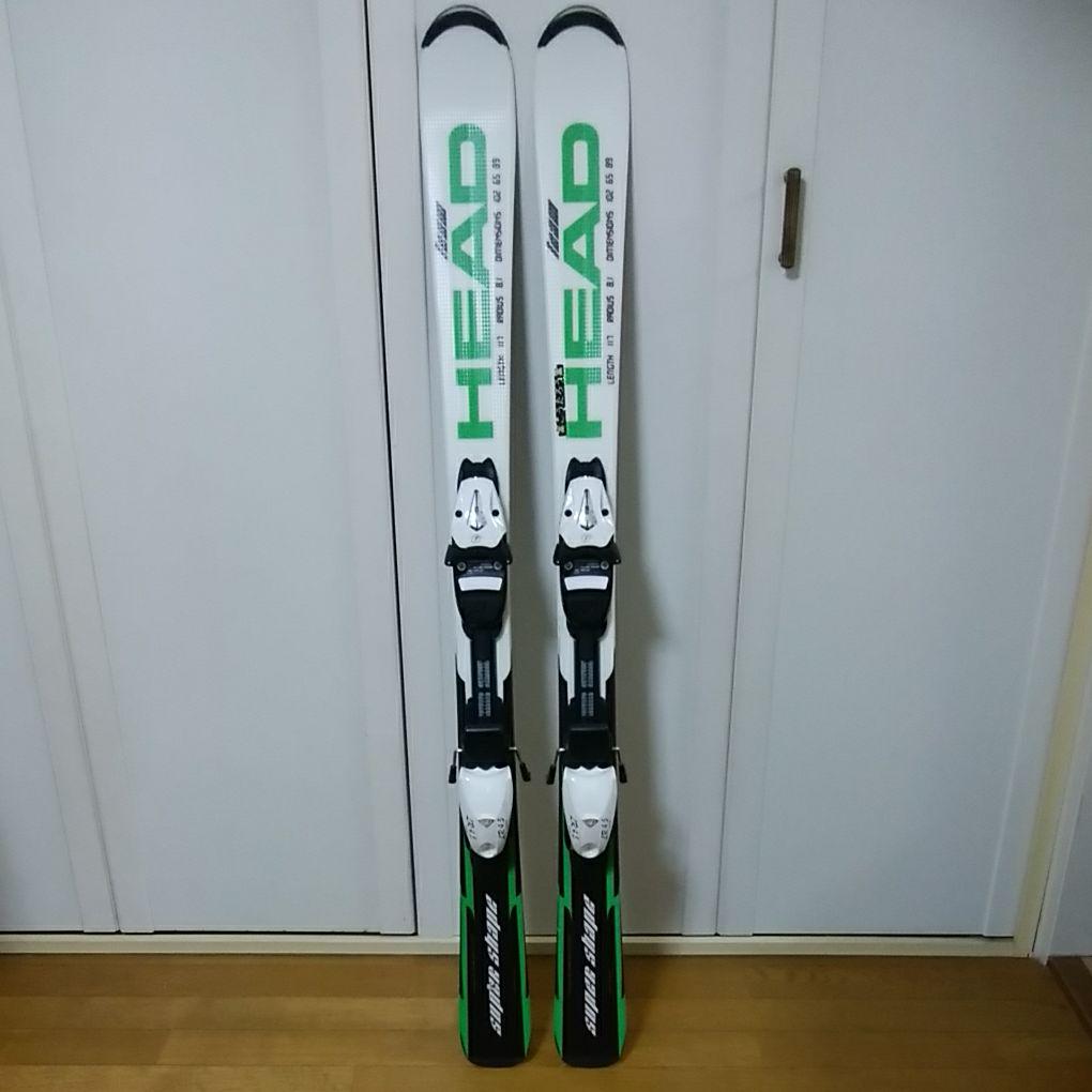 HEAD ジュニア用スキー板 117㎝ （Head Monster Easy JR Ski 117
