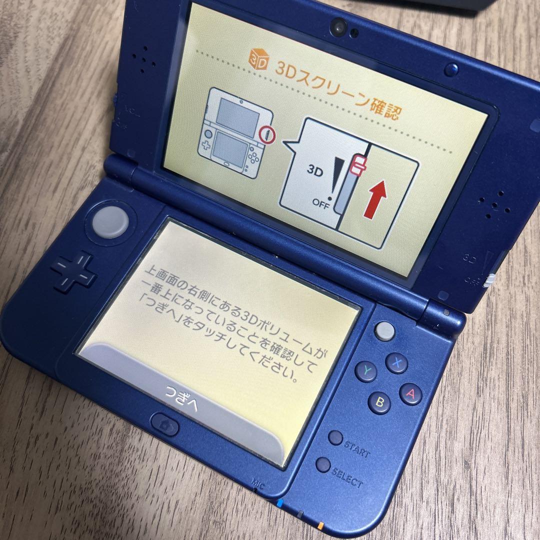 ニンテンドー3DS - new ニンテンドー3DS LL メタリックブルー 3DS](本体)Newニンテンドー3DS LL メタリックブルー(RED-S-BAAA)