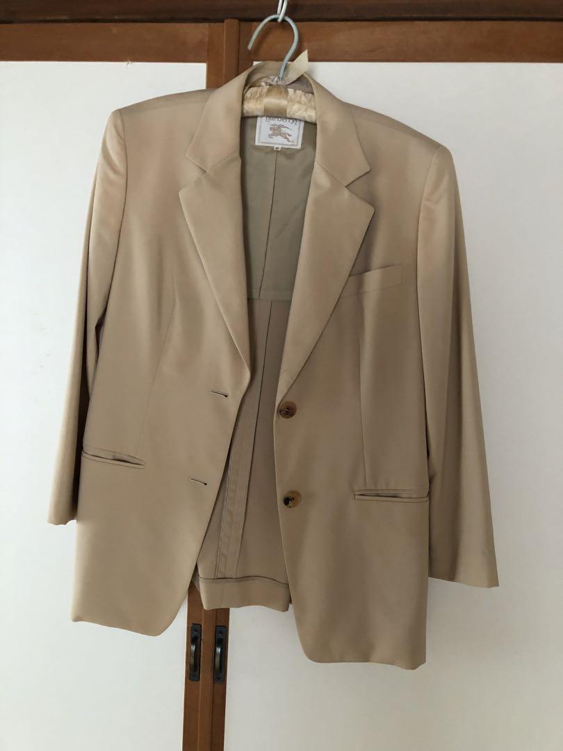 【美品】BURBERRY LONDON テーラードジャケットベージュ サイズM Burberrys ベージュ テーラードジャケット 42 (BURBERRY
