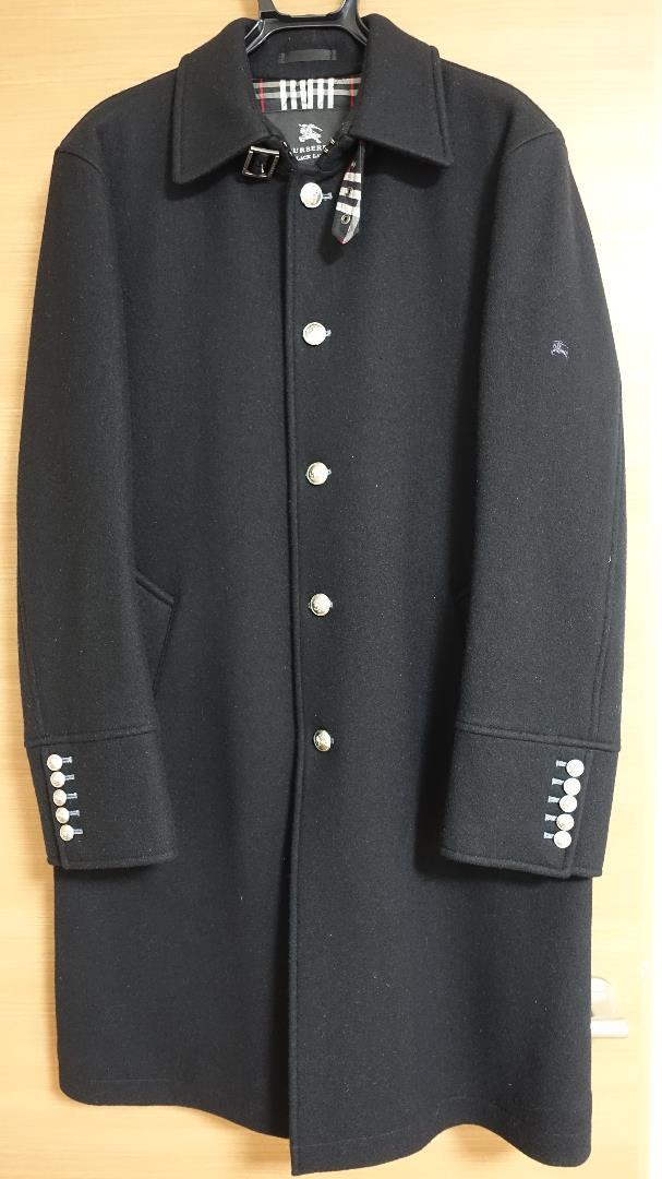 バーバリーブラックレーベル カシミヤ混 ウール ロング コート 超美品バーバリーブラックレーベル ロングコート - メルカリ