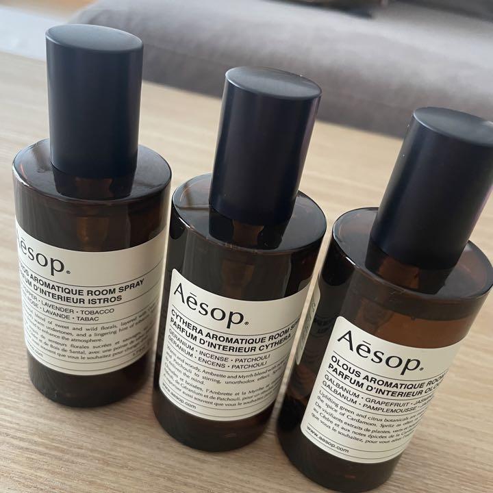 Aesop アロマティックルームスプレー 3本セット Aesop イソップ アロマティック ルームスプレー お試し 3ml 3本