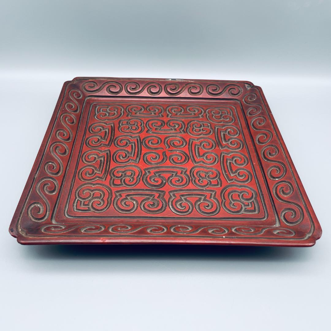 中國堆朱漆器！古玩藝術品！ 堆朱.jpg