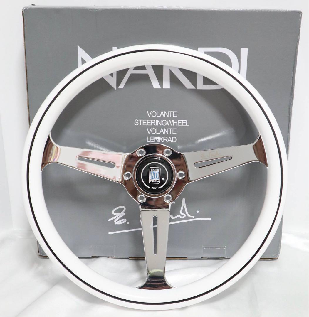 【大特価セール】NARDIクラシック ホワイトステアリング 14インチ NARDIクラシック ホワイトステアリング 14インチ （プロボックス