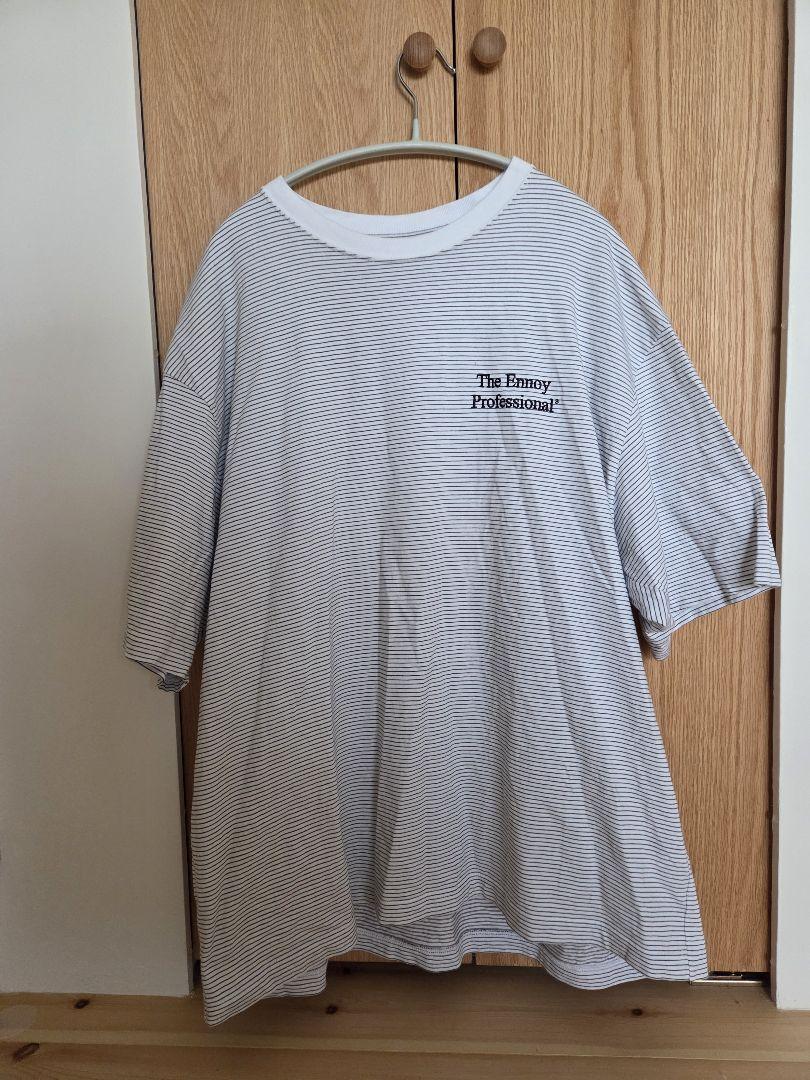 XL】ennoy s/s Border T-shirt（ennoy L/S Border T-Shirt BLACK