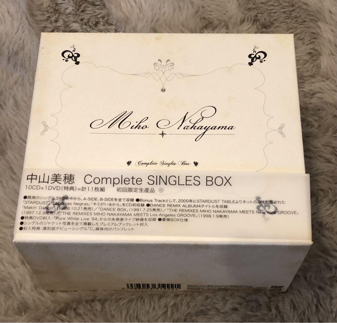 ららぱ　中山美穂　Complete SINGLES BOX Amazon.co.jp: COMPLETE SINGLES BOX (初回限定生産DVD付