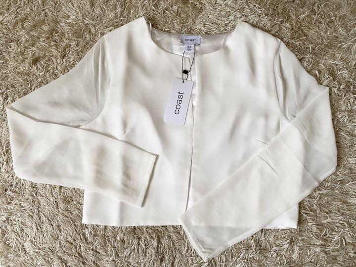 最終値下！【新品】結婚式2次会にも♩Coast セミシアースリーブボレロ 最終値下！【新品】結婚式2次会にも♩Coast セミシアースリーブ