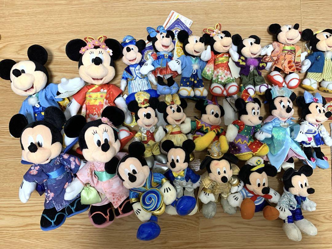 海外ディズニー　ミッキー　ミニー　ぬいぐるみ　まとめ売り ディズニー ミッキー ミニー ぬいぐるみ まとめ売り （限定】BOX