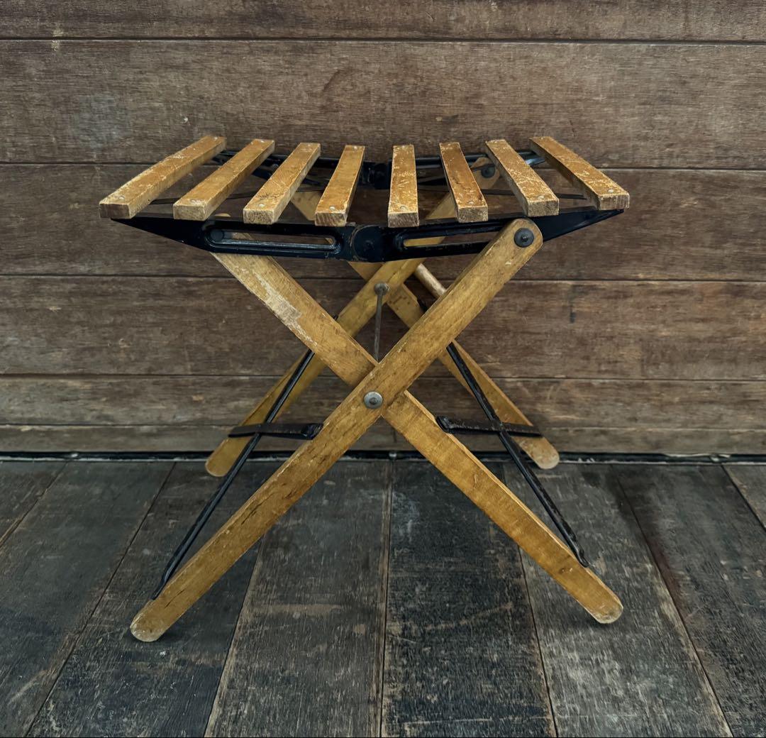 M*G様 EUREKA Vintage stool Round Rustic Wood Accent Stool – Casa Refined Shop