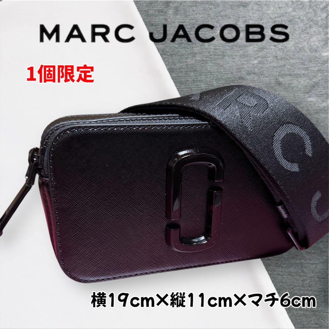 再入荷 MARC JACOBS スナップショット カメラバッグ ブラック ラスト1個 MARC JACOBS スナップショット カメラバッグ ブラック