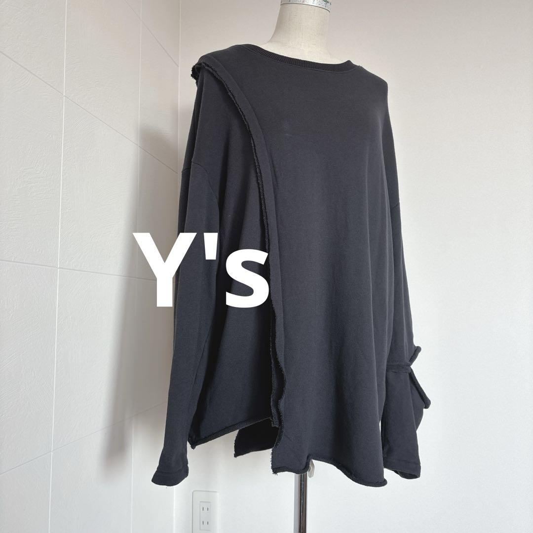 Y's カットオフ　スウェット　レディース 2 ヨウジヤマモト　22AW Y's カットオフ スウェット レディース 2 ヨウジヤマモト 22AW