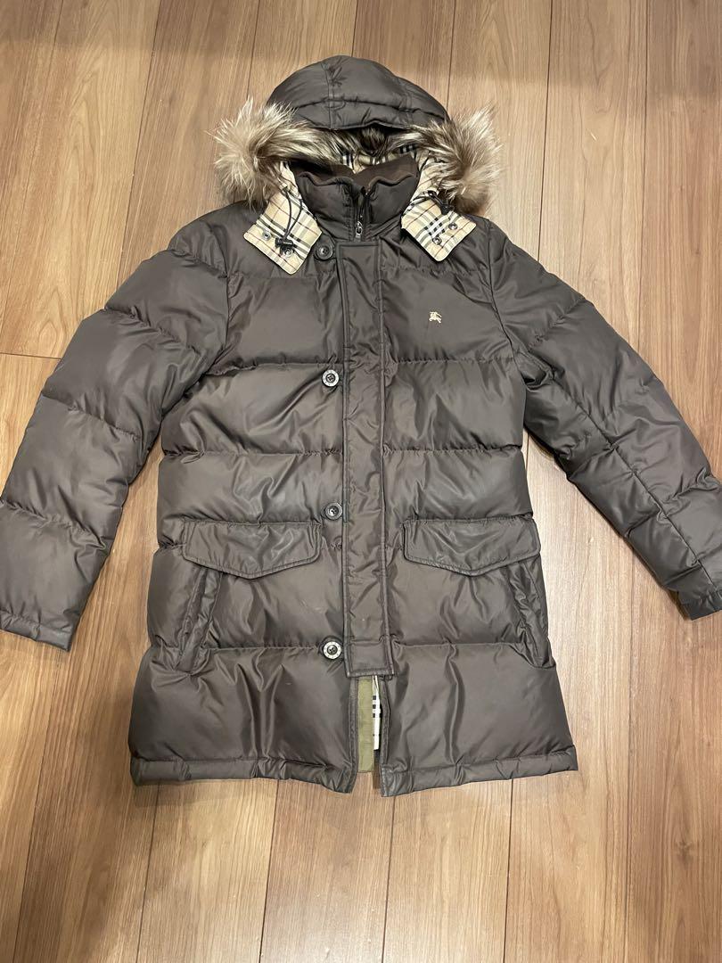 BURBERRY BLACK LABEL　ホースロゴ ダウンベストXL 黒 BURBERRY LONDON ENGLAND(バーバリーロンドンイングランド