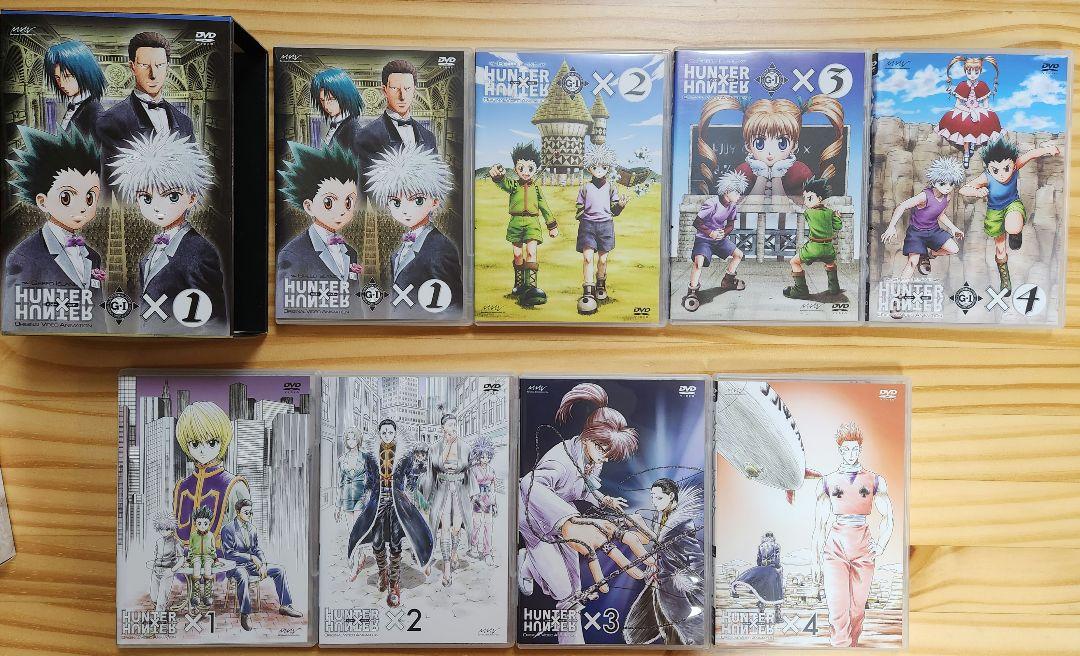 ハンターハンター旧作アニメ+OVA　dvdセット Yahoo!オークション - 未使用 ハンター×ハンター／旧アニメ DVD