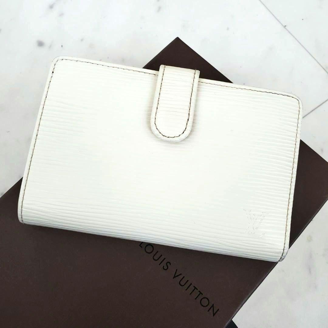 美品 ルイヴィトン 折り財布 エピ ホワイト 白 ヴィエノワ 希少