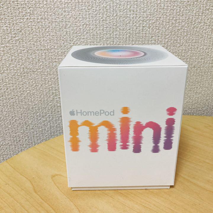 Apple HomePod mini MY5H2J/A ホワイト ホームポッド（【美品