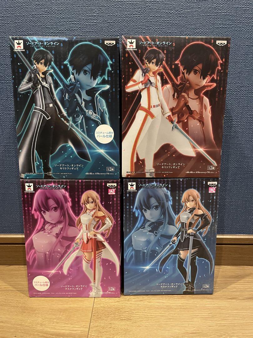 SAO ソードアート　ALO フィギュア　キリト　アスナ　シリカ SAO ソードアート ALO フィギュア キリト アスナ シリカの通販