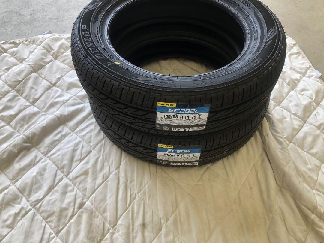 【新品】DUNLOP EC202L 155/65 R14 　2本 エナセーブ DUNLOP 155/65R14 ENASAVE EC202L 2024年製造 新品