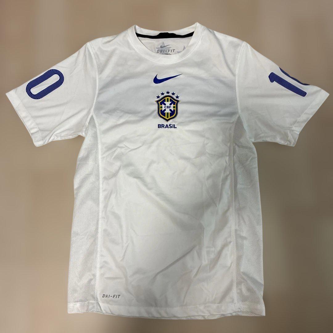 激レアNIKE ブラジル代表 トレーニングシャツ2010 白 カカモデル