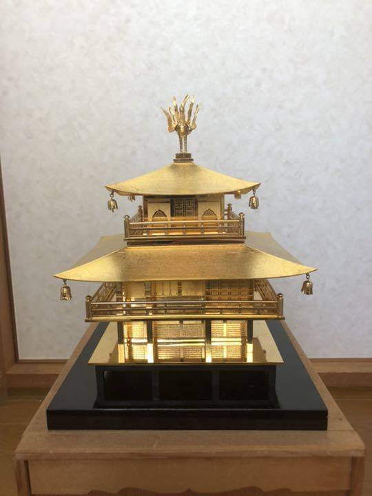【VAN】金閣寺　置物　金属製　ケース入り VAN】金閣寺 置物 金属製 ケース入り VAN様専用】金閣寺 置物